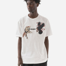 Load image into Gallery viewer, Maharishi Black Crow White Heron T-Shirt White
