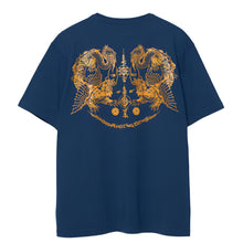 Load image into Gallery viewer, Maharishi Muay Thai Tiger  Dragon T-Shirt Navy

