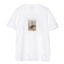 Load image into Gallery viewer, Maharishi Black Crow &amp; White Heron T-Shirt White
