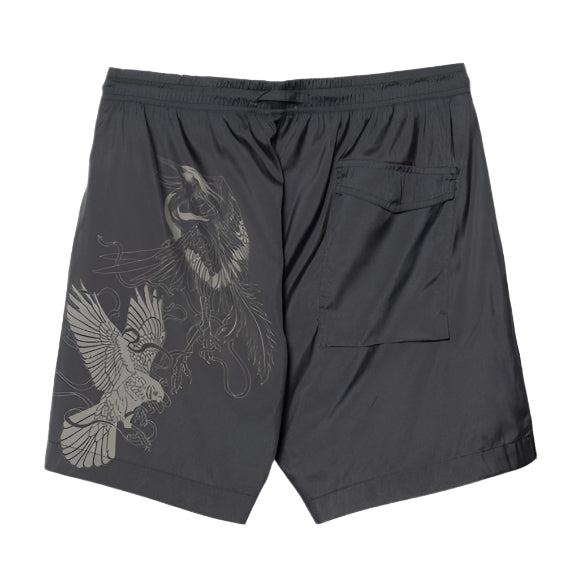 Maharishi Crow & Heron Swim Shorts Black