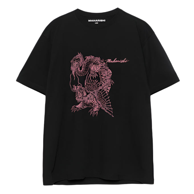 Maharishi Tiger Dragon T-Shirt Black