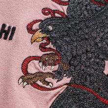 Load image into Gallery viewer, Maharishi Black Crow White Heron T-Shirt Pink
