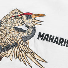 Load image into Gallery viewer, Maharishi Black Crow White Heron T-Shirt White
