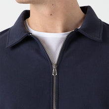 Load image into Gallery viewer, Sunspel Zip Polo  Sweatshirt Navy
