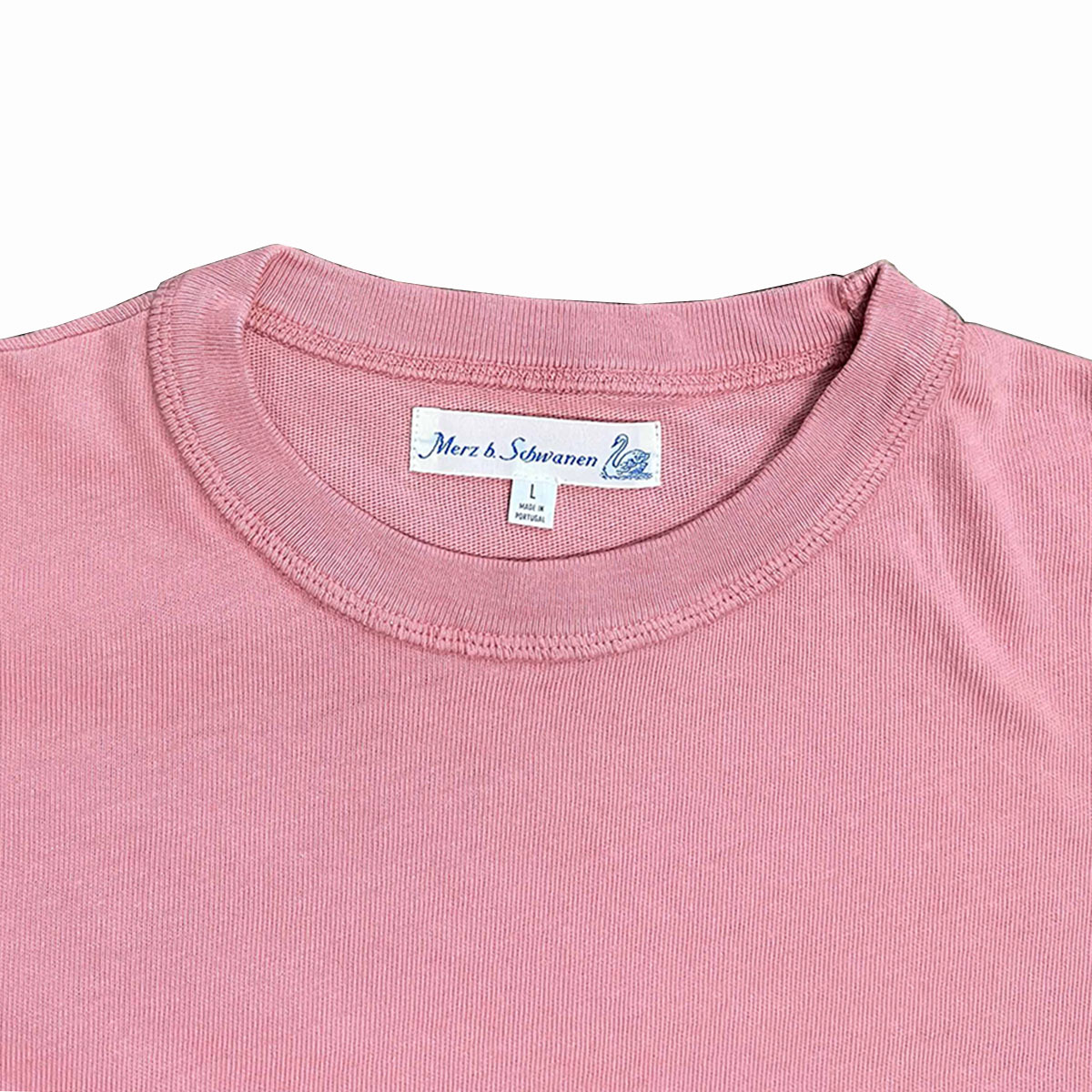 Merz b. Schwanen Tee03 Authentic Jersey T-Shirt Sunset Pink