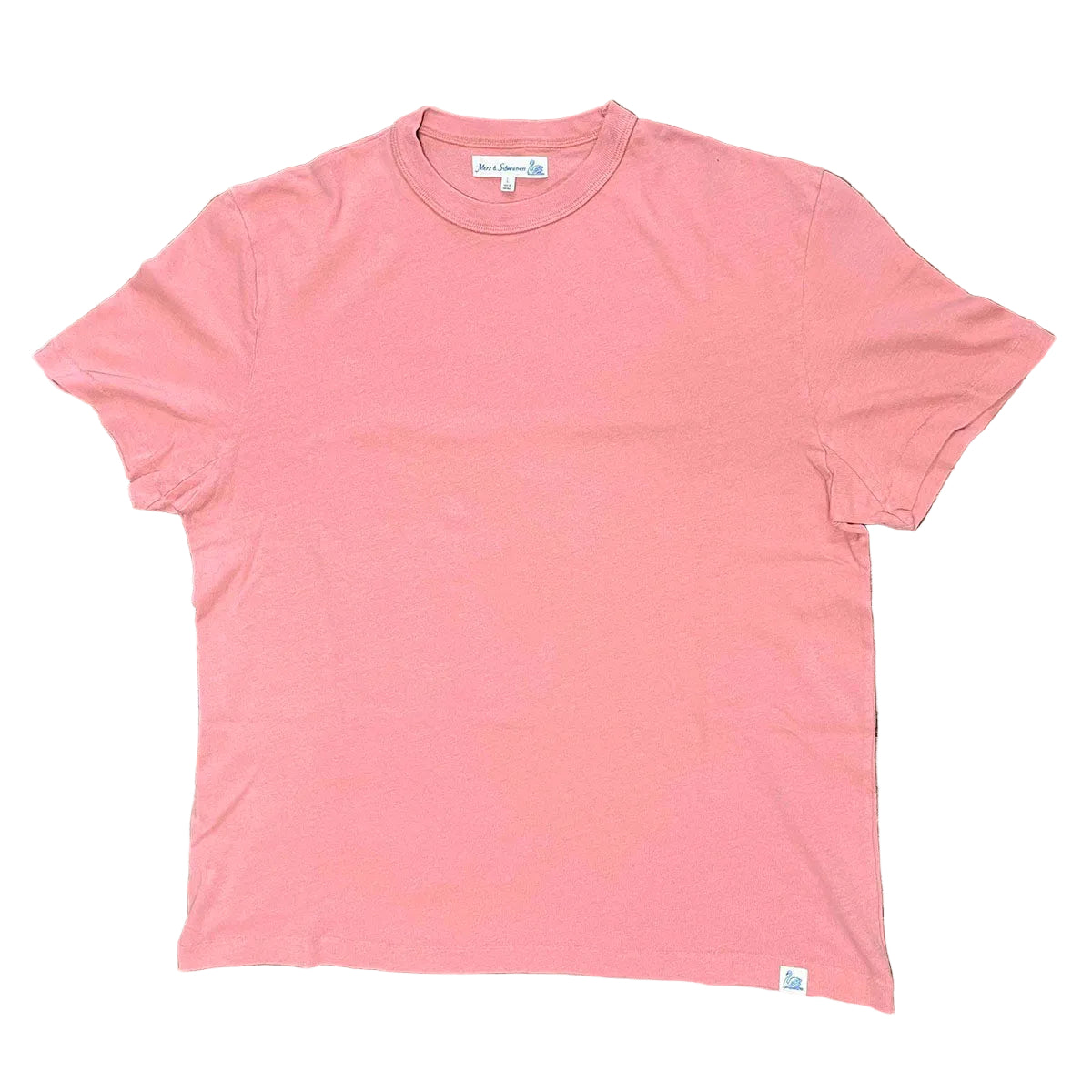 Merz b. Schwanen Tee03 Authentic Jersey T-Shirt Sunset Pink