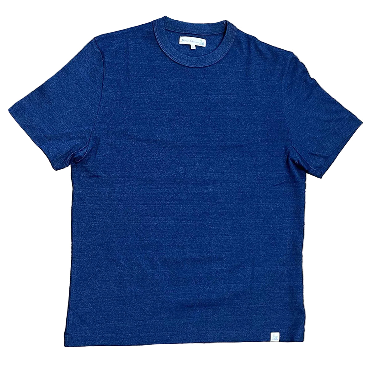 Merz b. Schwanen Tee03 Authentic Jersey T-Shirt Indigo