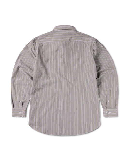 Aries Stripe Temple LS Shirt Beige