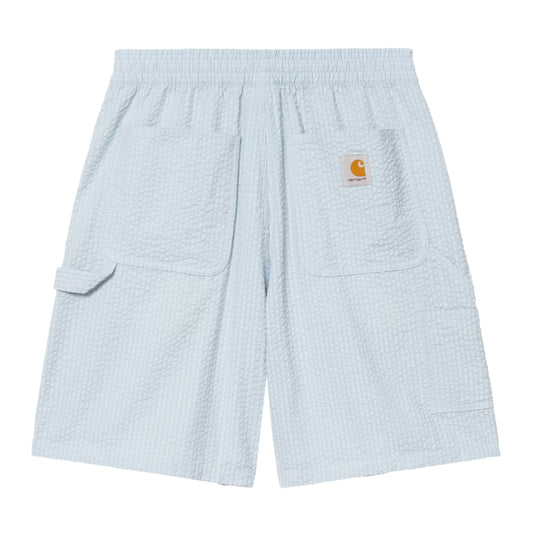 Carhartt WIP Toland Short Toland Stripe Blue Fog