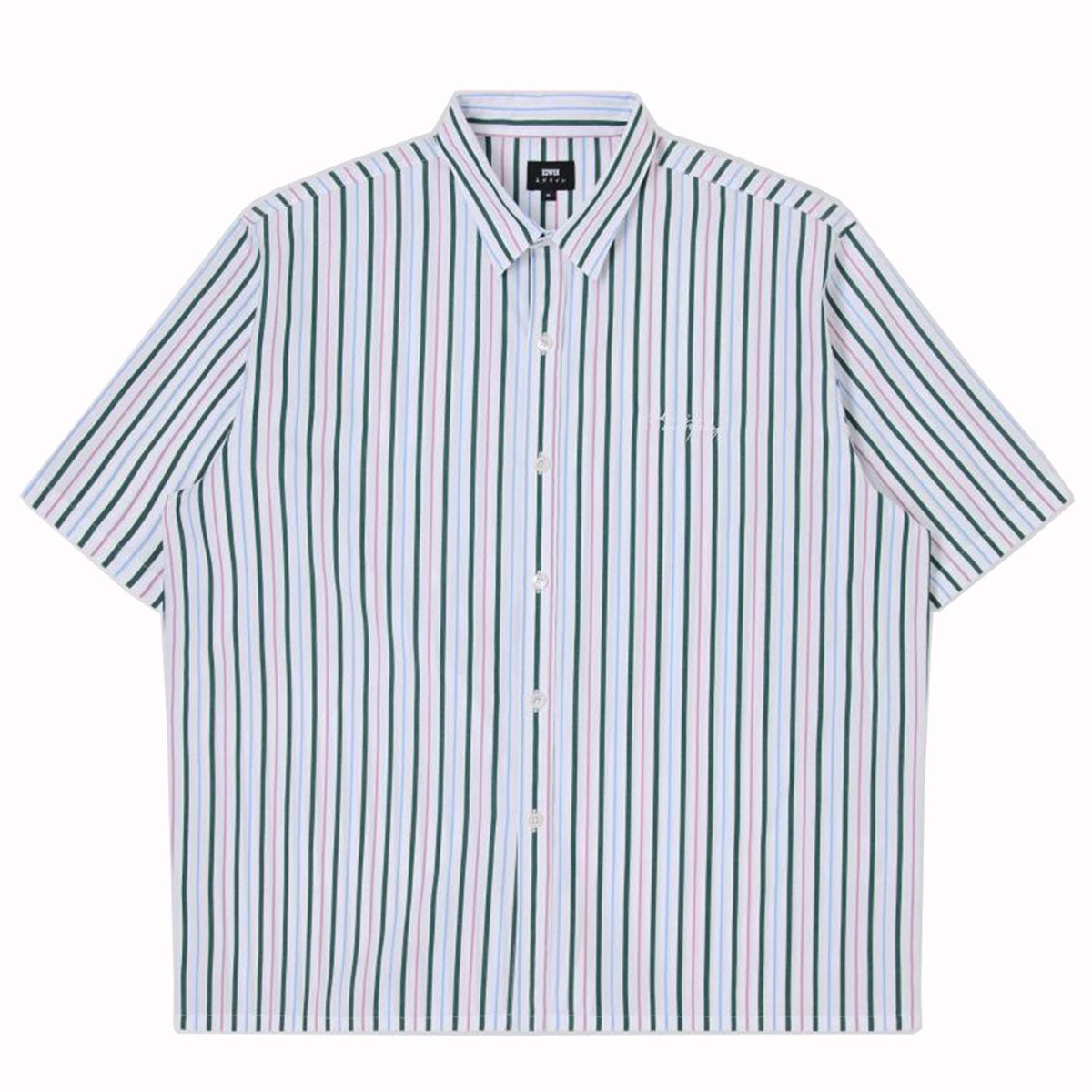 Edwin Toledo Shirt SS White Pink Green