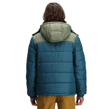 Load image into Gallery viewer, Topo Designs Retro Ridge Puffer Jacket Pond Blue / Beetle
