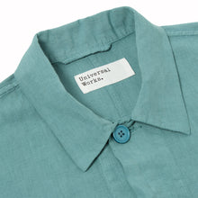 Load image into Gallery viewer, Universal Works Linen Cotton Travail Shirt Sea Blue
