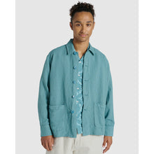 Load image into Gallery viewer, Universal Works Linen Cotton Travail Shirt Sea Blue
