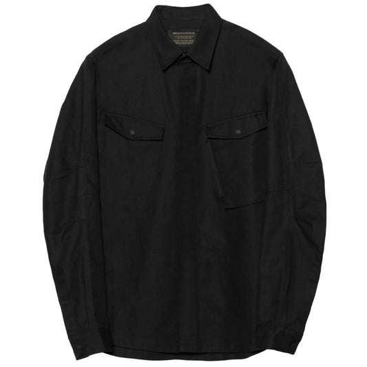 Maharishi Militype Organic Custom Shirt Black