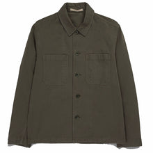 Load image into Gallery viewer, Norse Projects Tyge Cotton Linen Overshirt Spruce Green
