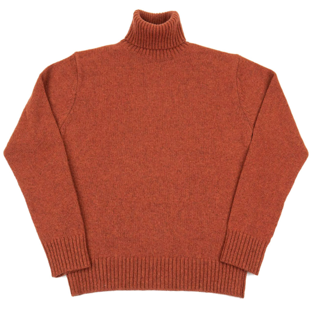 Universal Works Roll Neck Eco Wool Rust