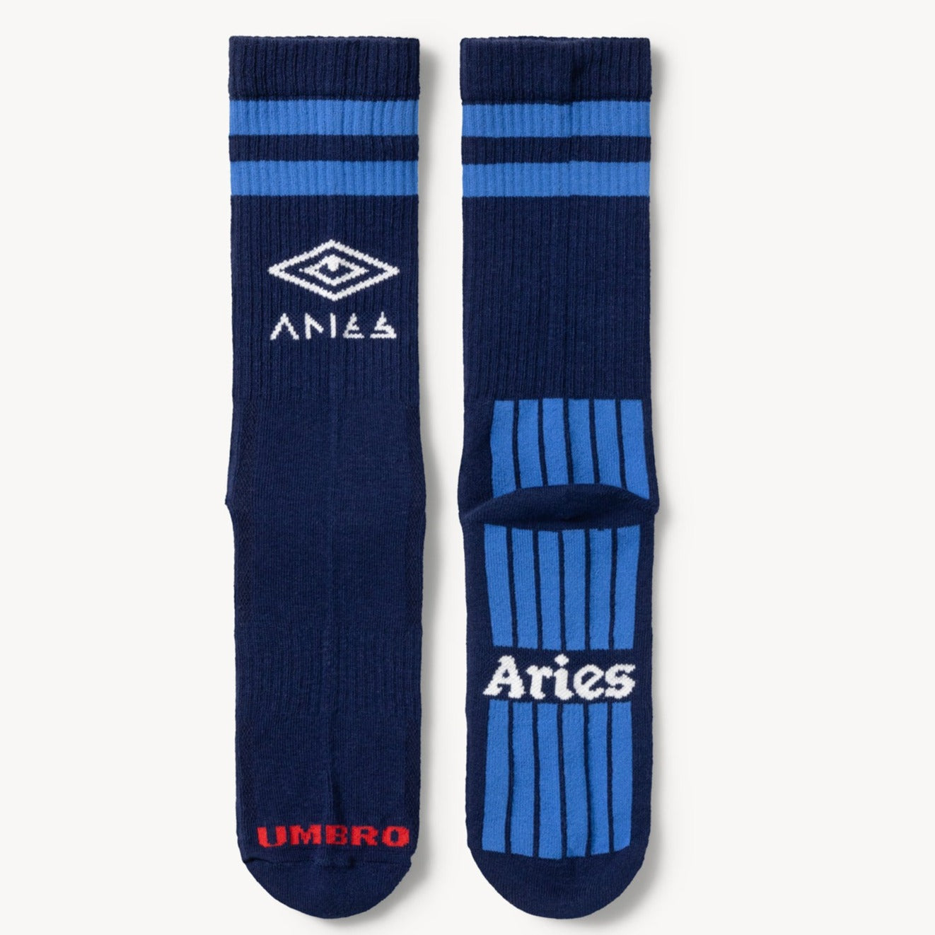 Aries x Umbro Centenary Eye Sock Blue