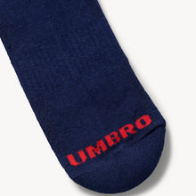 Load image into Gallery viewer, Aries x Umbro Centenary Eye Sock Blue
