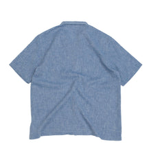 Load image into Gallery viewer, Universal Works Slub Linen Road Shirt Blue
