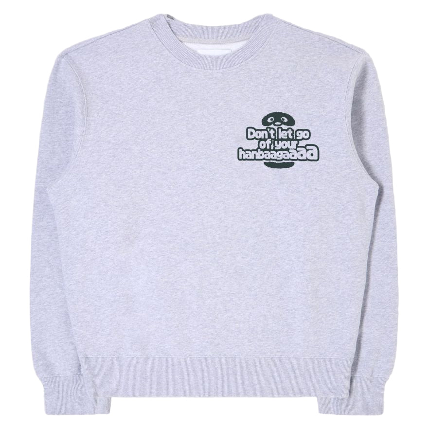 Edwin Tanuki Sweat Sweat Grey Marl