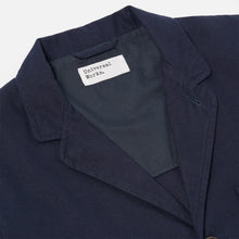 Load image into Gallery viewer, Universal Works Three Button Jacket Brushed Moleskin Navy
