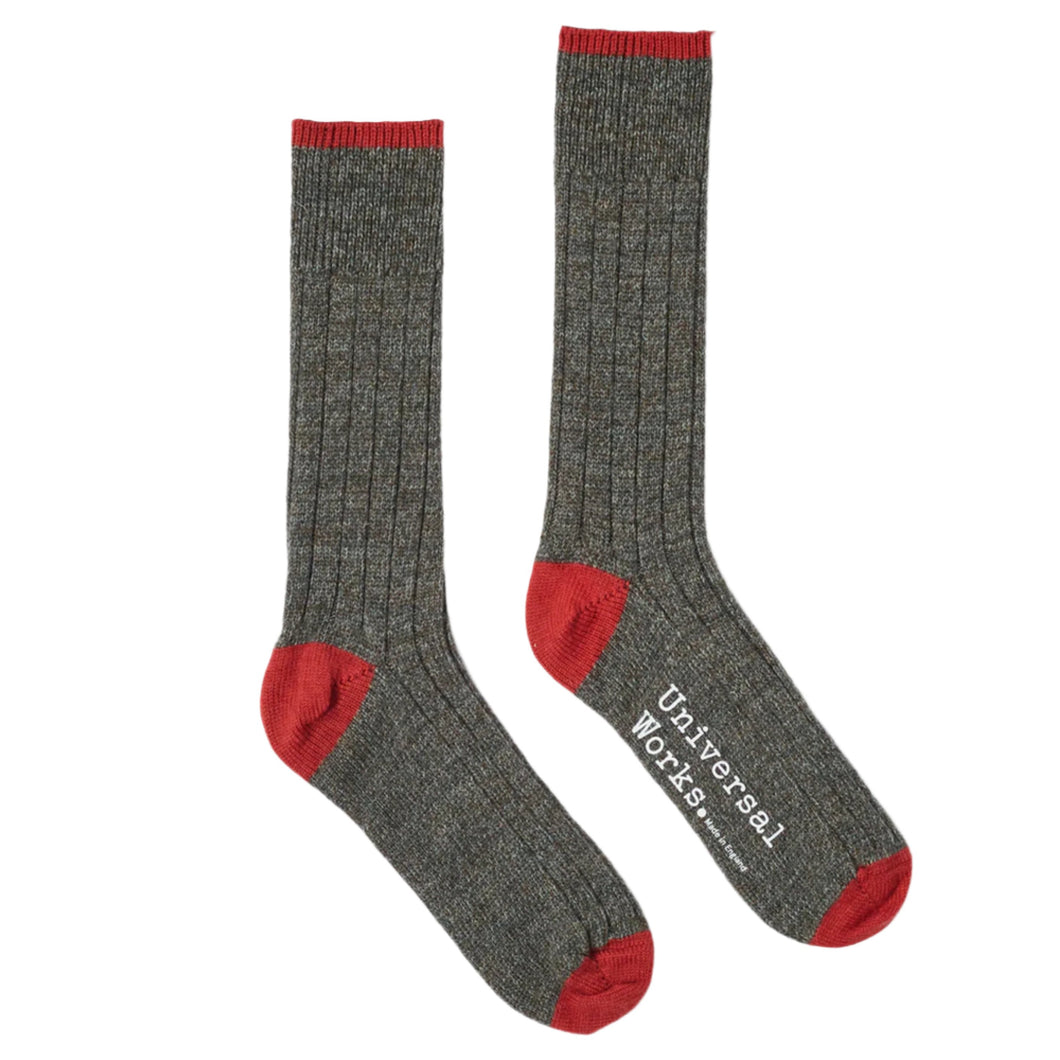 Universal Works Wool Hike Sock Derby