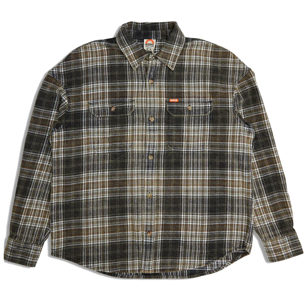 Deus Ex Machina Vacay Shirt Grey Check