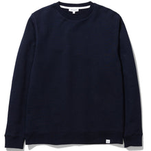 Load image into Gallery viewer, Norse Projects Vagn Slim Organic Sweatshirt Dark Navy

