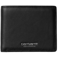 Load image into Gallery viewer, Carhartt WIP Vegas Billford Wallet Black/Silver
