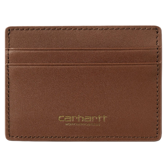 Carhartt WIP Vegas Cardholder Cognac / Gold