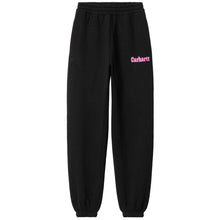Load image into Gallery viewer, Carhartt WIP W&#39; Sweat Pant Black/Pink
