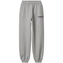 Load image into Gallery viewer, Carhartt WIP W&#39; Bubbles Sweat Pant Grey Heather/Cassis
