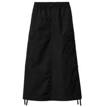 Load image into Gallery viewer, Carhartt WIP W&#39; Cargo Skirt Long Black
