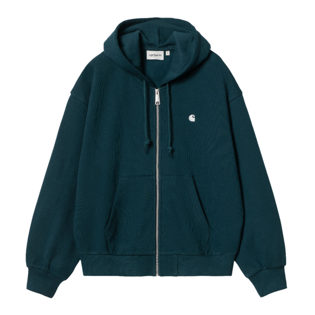 Carhartt WIP W' Hooded Casey Jacket Duck Blue / Silver