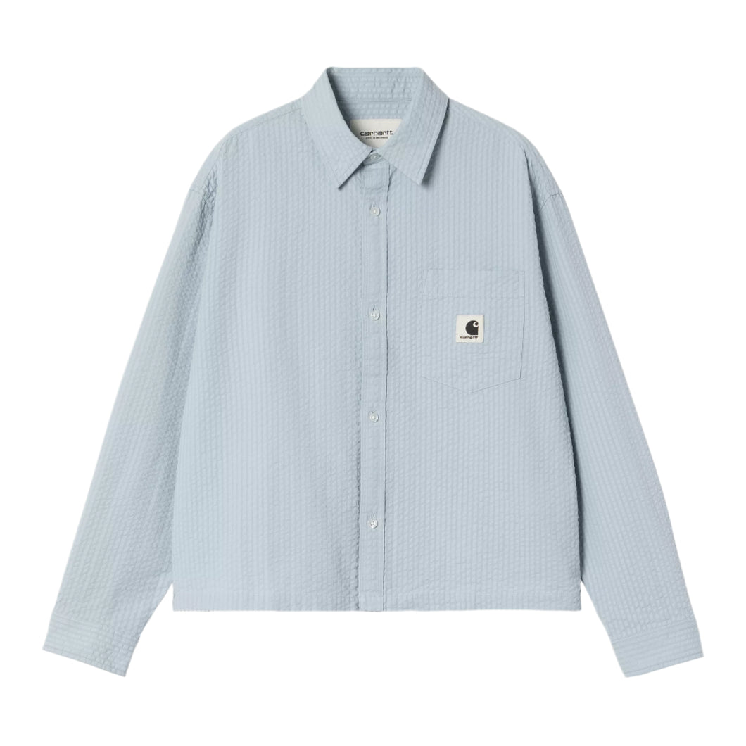 Carhartt WIP W' L/S Toland Shirt Blue Fog