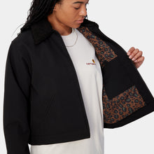 Load image into Gallery viewer, Carhartt WIP W&#39; Newkirk Jacket Black / Camo Leo, Tamarind
