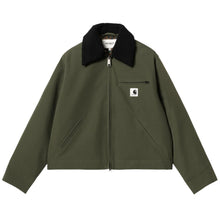 Load image into Gallery viewer, Carhartt WIP W&#39; Newkirk Jacket Office Green / Camo Leo Tamarind
