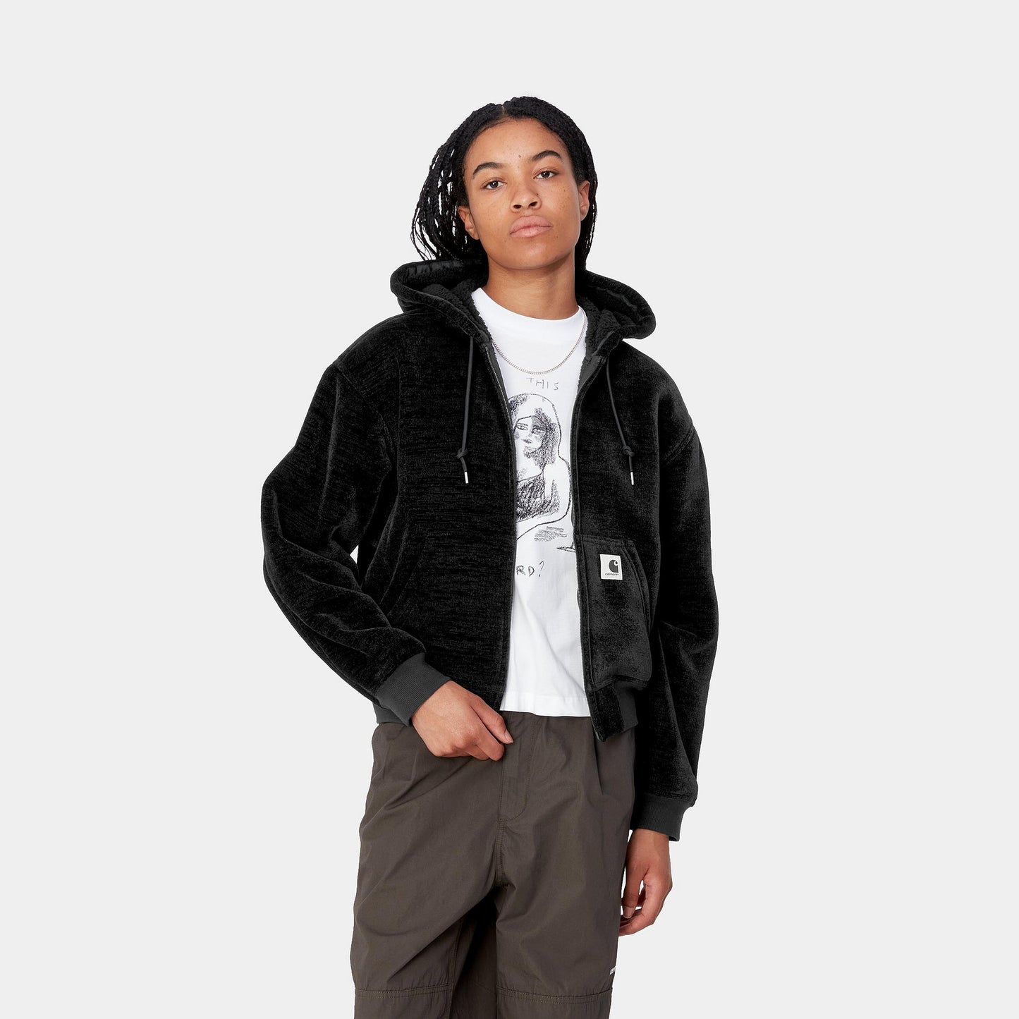 Carhartt WIP W' OG Active Sweat Jacket Black