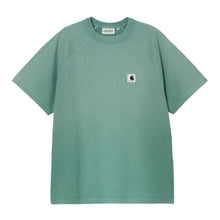 Load image into Gallery viewer, Carhartt WIP W&#39; S/S Hudson T-Shirt Saguaro chalk wash
