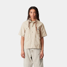 Load image into Gallery viewer, Carhartt WIP W&#39; S/S Michigan Shirt Natural
