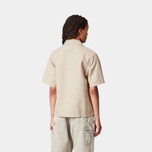 Load image into Gallery viewer, Carhartt WIP W&#39; S/S Michigan Shirt Natural
