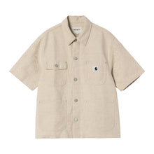 Load image into Gallery viewer, Carhartt WIP W&#39; S/S Michigan Shirt Natural
