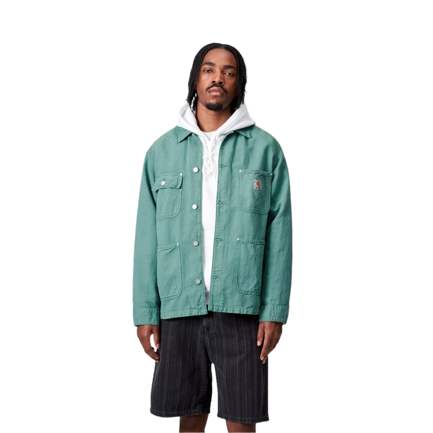 Carhartt WIP Walter Chore Coat Saguaro garment dyed