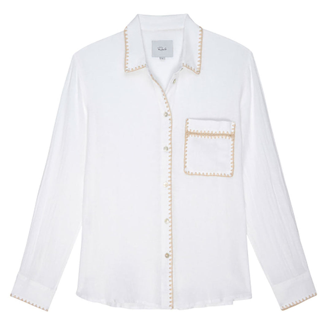 Rails Charli Shirt White Blanket Stich