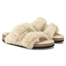 Load image into Gallery viewer, Birkenstock Arizona Big Buckle Shearling Teddy Eggshell
