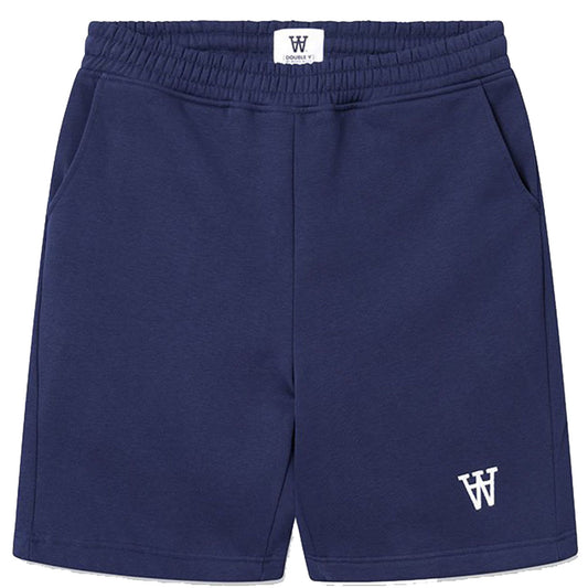 Wood Wood Jax AA Jogger Shorts Navy
