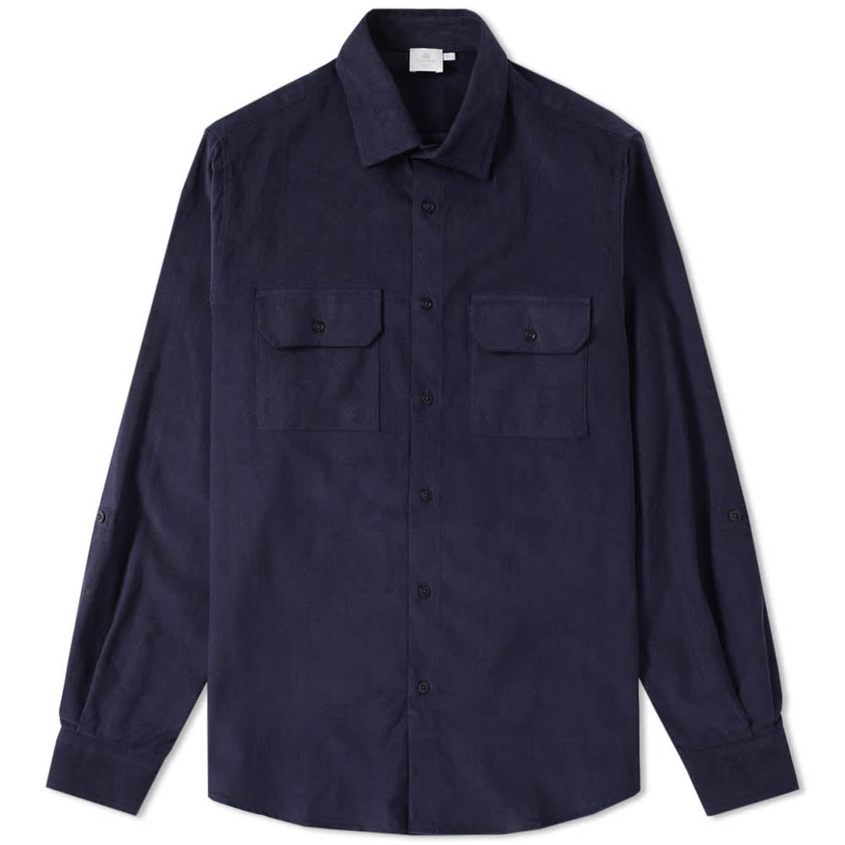 Sunspel Double Pocket Overshirt Navy