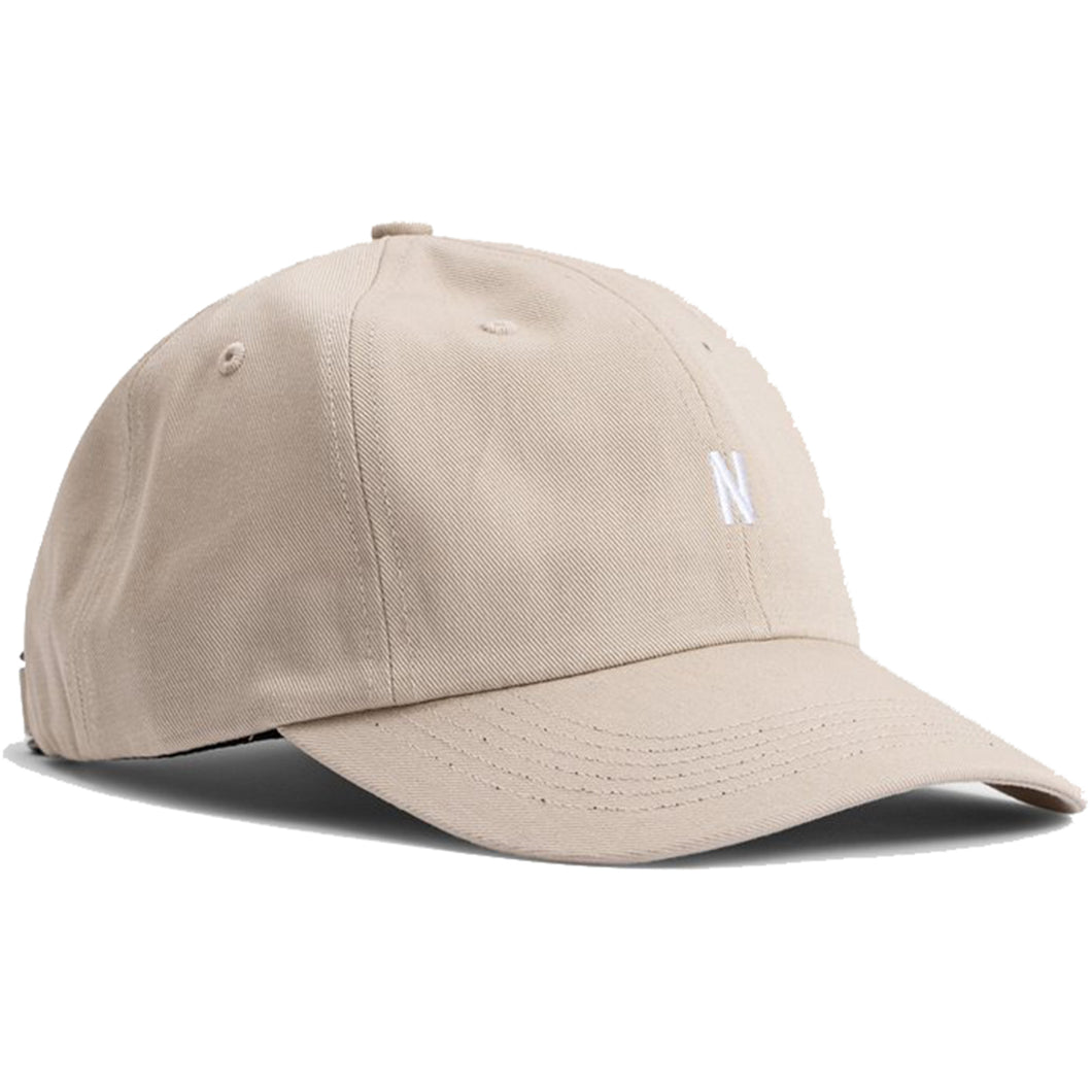 Norse Projects Twill Sports Cap Marble White