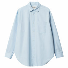 Load image into Gallery viewer, Carhartt WIP W&#39; L/S Kingston Shirt Icarus/White
