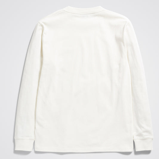 Norse Projects Johannes Heavy Logo L/S Ecru